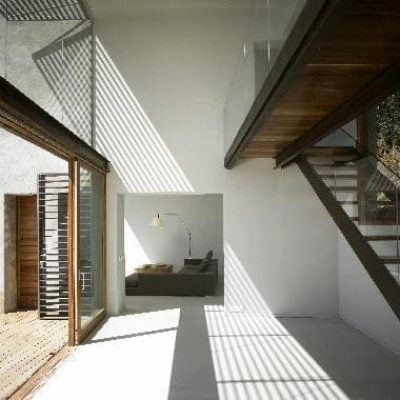 Escalera Diseño – Vivienda privada barandilla vidrio